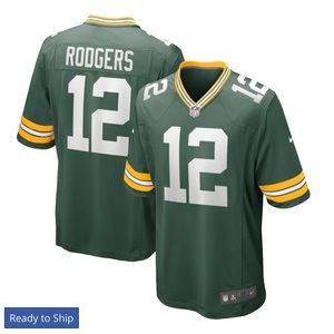 Official NFL Nike On Field Jersey Aaron Rodgers